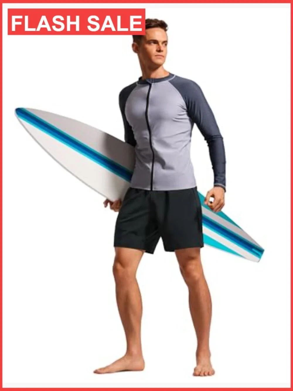 Men's Swim Trunks with Quick-Dry Mesh Liner 5-7